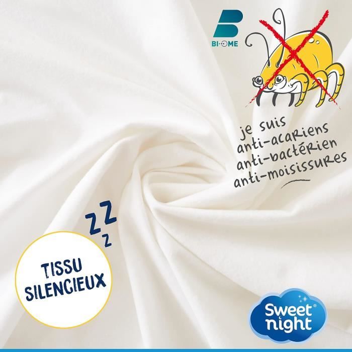 Oreillers Carrés Sweetnight 60x60 Cm - Lot De 2, Rembourrage 1000g Microfibre - Doux, Respirant, Lavable - Confort Dos Et Côté
