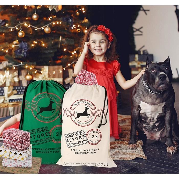 Sacs Shopping Noël 32x25x17cm Sacs Cadeaux De Noël BBLIKE - 6