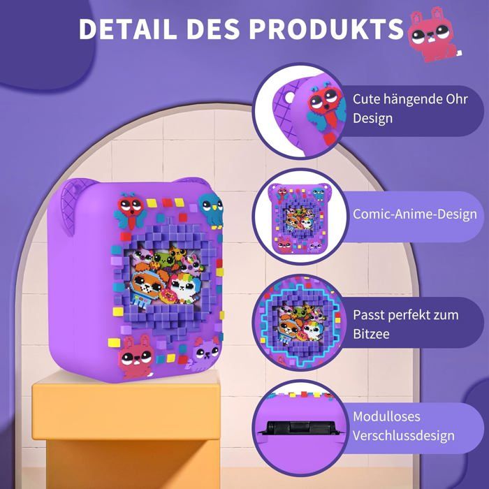 Étui En Silicone Pour Bitzee - Protection Pour Animal Interactif Numérique - NMTY Multicolore