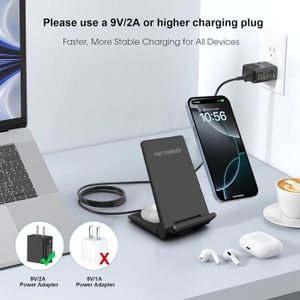 Chargeur sans Fil, 3 en 1 Chargeur Induction Copatible avec iPhone 14