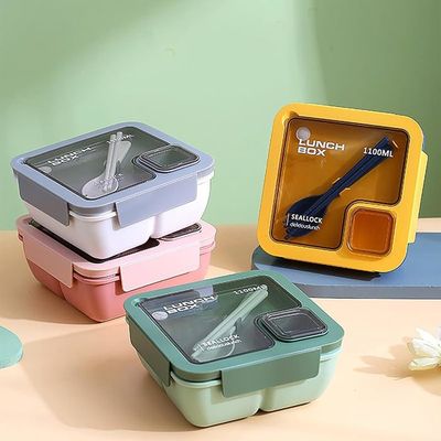 Boîte à bento pour adultes et 1100 ml avec sac isotherme couverts tasse à soupe boîte à déjeuner durable étanche avec ver LUNCH BOX - Maison Boîte à bento pour adultes et 1100 ml avec sac isotherme couverts tasse à soupe boîte à déjeuner durable étanche avec ver LUNCH BOX - Maison