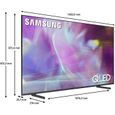 SAMSUNG - QE65Q60A - TV QLED - 4K UHD - 65'' (165 cm) - HDR10+ - Smart TV - 3 x HDMI - 2 x USB-1
