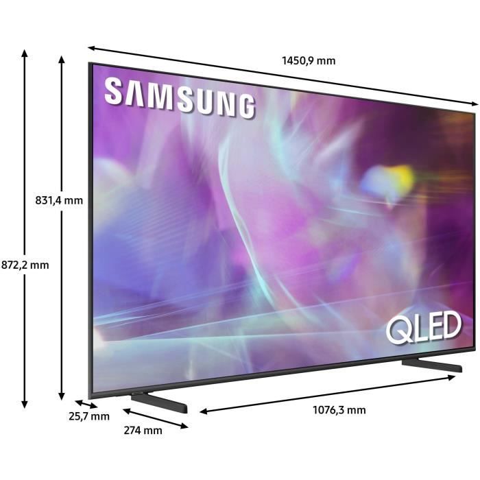 SAMSUNG - QE65Q60A - TV QLED - 4K UHD - 65'' (165 cm) - HDR10+