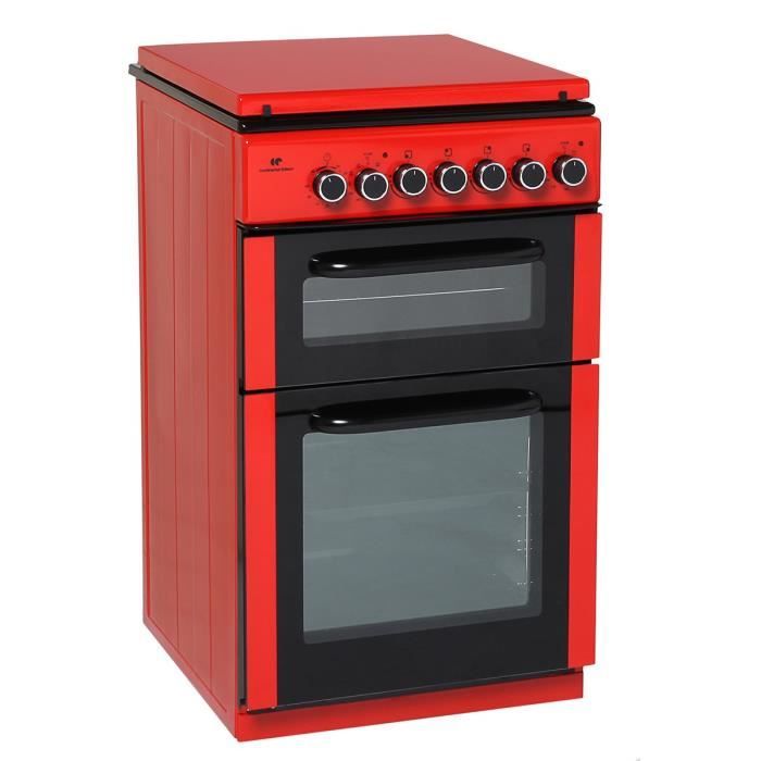 Cuisinière Induction CONTINENTAL EDISON CECI3FCB - 4 Feux, Noir, 50x85x60cm - Cuisson Rapide Et Économe