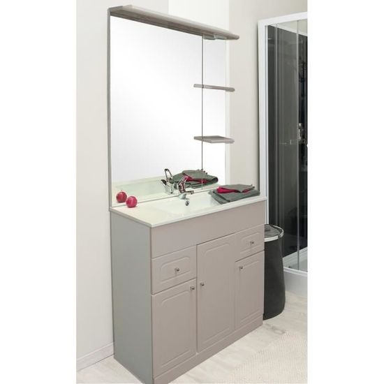 ONDEE - TOLEDE Meuble 80cm TAUPE