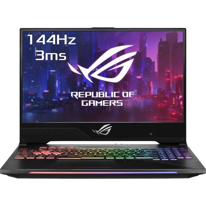 PC Portable Gamer ROG - ASUS SCAR2-GL504GS-ES060T - 15.6FHD - 144Hz -  i7-8750H - RAM 8Go - Stockage 256Go SSD+1To - GTX1070 - Win10 - Cdiscount  Informatique