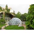 JARDTEC Polyvalent Serre de jardin Cottage de jardin pour les espaces de vie de dôme géodésique extérieur de quatre saisons avec cou-0