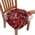 Housses de chaise Housses de protection de chaise de salle à manger Décoration de Noël - wentyer 3006-0