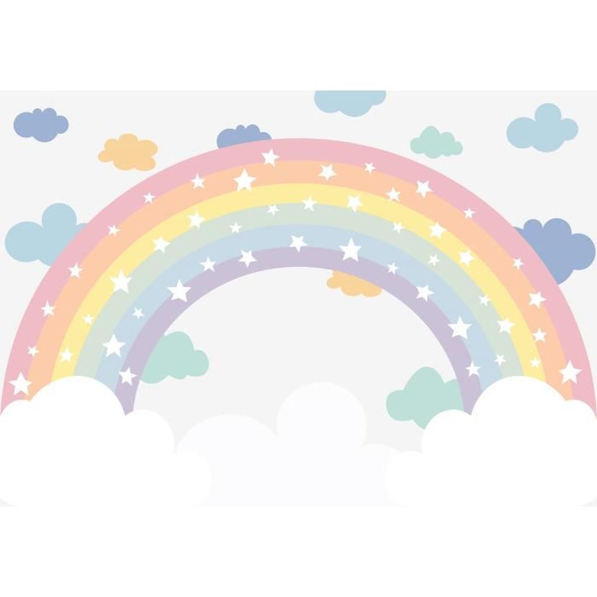 Papier Peint Arc En Ciel 4 Murs Inapproprié Pôle Solide papier peint arc en ciel 4 murs envahir Grand  délire lapin