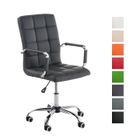 Fauteuil de bureau - CLP - Deli V2 - Similicuir - Piètement métal chromé - Réglable en hauteur
