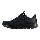 Baskets Homme SKECHERS Track Knockhill Noir - Lacets - Dessus Textile - Semelle Gomme