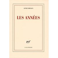 LES ANNEES, Ernaux Annie