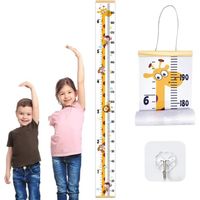 règle de hauteur suspendue pour enfant avec crochet,tableau de croissance de la hauteur,règle de mesure murale pour chambre coucher