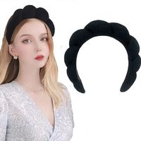 Fashion women's headband,sponge and towel cloth headband, convenient for makeup removal, skin care, shower, face washing