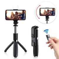 Perche de Selfie BIVGOCLS - Trépied 1m - Télécommande Bluetooth - Noir