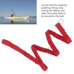 KAYAK Laisse de tige de kayak 4pcs corde de pagaie de kayak super extensible anti-perte en nylon - ATYHAO - Blanc