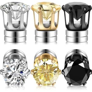 Boucles D'oreilles Magnétiques Pour Hommes - Non Perçantes, Design Sobre, Cadeau Saint-Valentin/Noël - 12