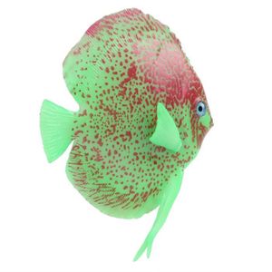 Uotyle Poisson flottant artificiel en plastique réaliste pour aquarium :  : Animalerie