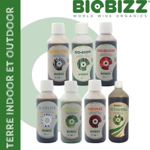 ENGRAIS Biobizz - Pack engrais culture terre Indoor et Outdoor 250ml