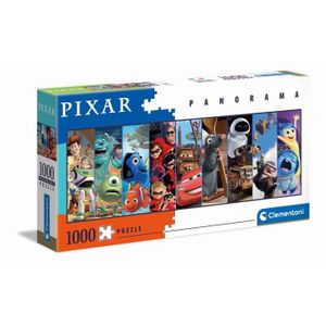 PUZZLE Puzzle Clementoni - Panorama 1000 pièces - Disney Pixar - Adulte - 12 ans - Dessins animés et BD