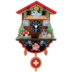 Magnet Chalet Coucou en resine 7,5//6,3//1,5 cm b