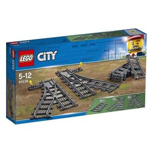 ASSEMBLAGE CONSTRUCTION SHOT CASE - LEGO City 60238 Les Aiguillages