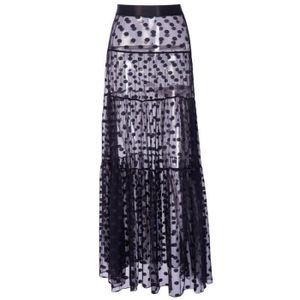 Jupe longue transparente Cdiscount