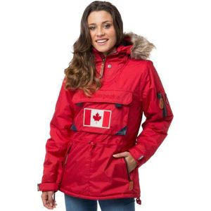 DOUDOUNE Doudoune pour Femme Aubergeak Rouge Canadian Peak 