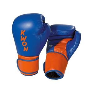 GANTS DE BOXE Gants de boxe Kwon Super Champ - bleu/orange - 10 oz