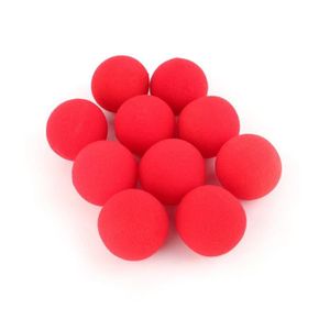 BALLE DE JONGLAGE Qiilu Lot de 10 Balles Eponge Souples Rouges Pour 