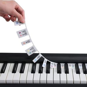 PIANO Clavier De Piano Amovible - 88 Touches - En Silicone - Pour Enfants - Réutilisables - Apprentissage - Pour Débutants - Multi[J174]