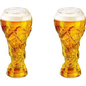 Verre à bière - Cidre MISNODE Lot de 2 verres à bière de la Coupe du mon