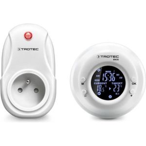 THERMOSTAT D'AMBIANCE TROTEC Thermostat programmable sans fil BN35 F spécial prises E CEE 7/6