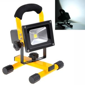 noir/jaune verre Construction Spot Projecteur à LED avec pied 31,5 x 23 x 20,5 cm 20 W Goobay 59005 A + 