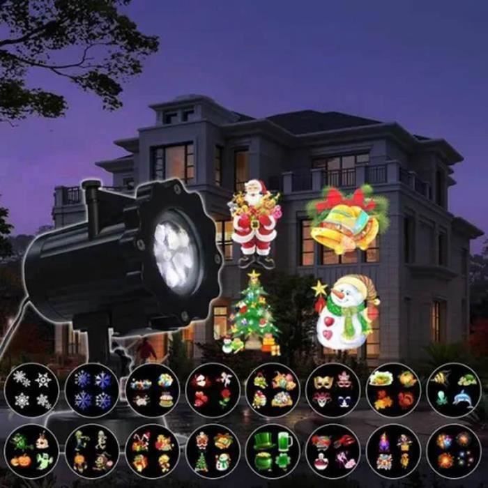 Projecteur laser de Noël pour l'extérieur, 3 documents, lucioles, spectacle  avec télécommande RF, étanche, intérieur - AliExpress