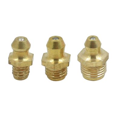 Lot 20 Graisseurs Droits M12 X 1.25 Laiton - Raccords Nipple Anti-Corrosion Pour Auto, Moto, Machine