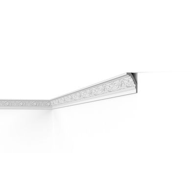 16m De Corniches Plafond Polystyrène XPS NK80 – Moulures Décoratives 80x80mm, Blanc, Baguettes Finition, Pack économique