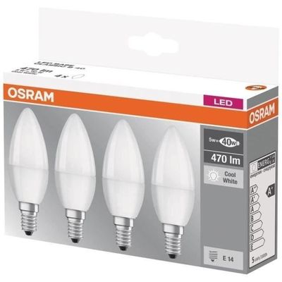 Ampoule led verre dépoli dimmable 12w=100w blanc chaud b22 coloris unique  Osram