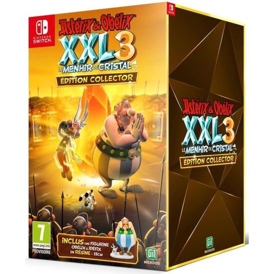 Astérix & Obélix XXL 3 Le Menhir de Cristal Edition Collector Jeu Switch