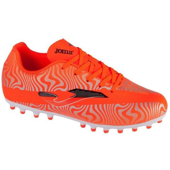 Chaussures De Football En Salle Joma Evolution JR Pour Enfant - Blanc - Semelle Caoutchouc, Fermeture Bungee