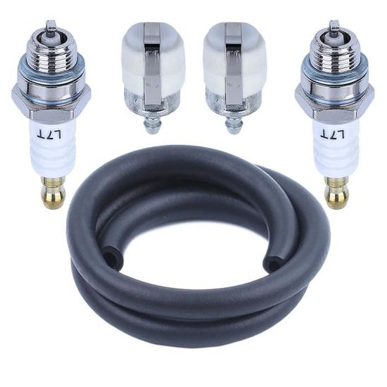 Kit Filtres à Carburant 1/4” + Tuyau 5 Pieds + Pinces – Compatible Tondeuse, Scooter, Moto, Générale - 5