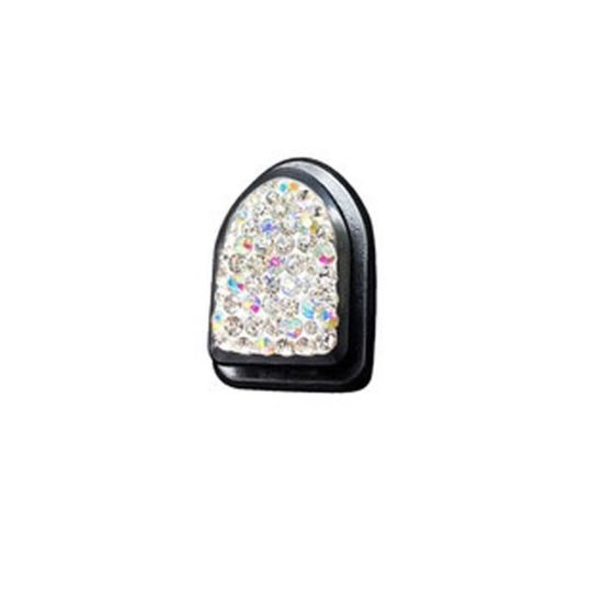 Kit Déco Voiture Bling - 7 Pièces Strass - Crochets Sacs, Porte-Gobelets, Anneau Démarrage - Cadeau Femme