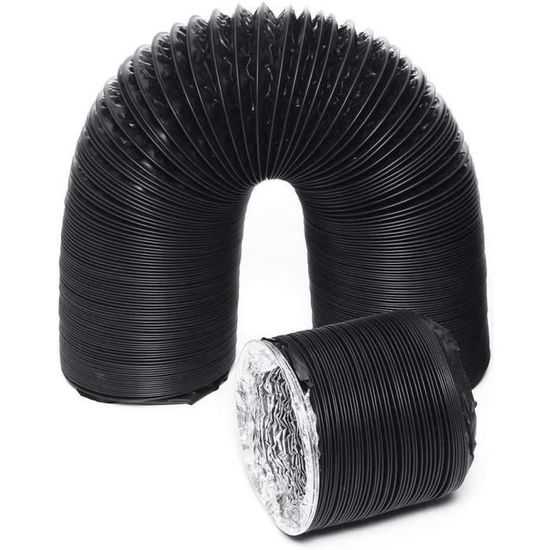 Tuyau Flexible Aluminium Renforcé 5 M - Diamètre 42 Mm - Pour Chauffage Diesel, Ventilation, Automobile