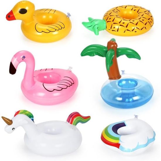 Bar Flottant Pour Piscine,Bouee Piscine Gonflable,Porte Gobelet Piscine,pour Piscines,Plage ,Spa