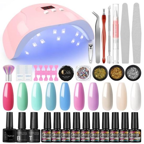 Vernis à Ongles Semi-permanent Gel GUILL D'OR PRO 15 Ml - Rouge/Rose, Effet Mat/changeant - Neuf
