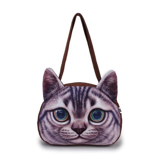Sac Bandoulière Chat Mignon – Lot De 2, Mini Sac Pour Filles, En PU Léger, Couleur Rose Et Violet