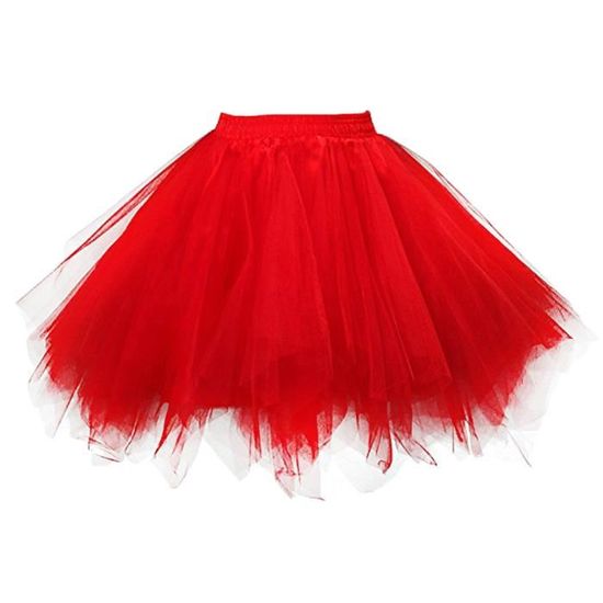 Jupe Tulle Multicolore Rockabilly – Pour Danse, Cosplay, Fête Et Déguisement