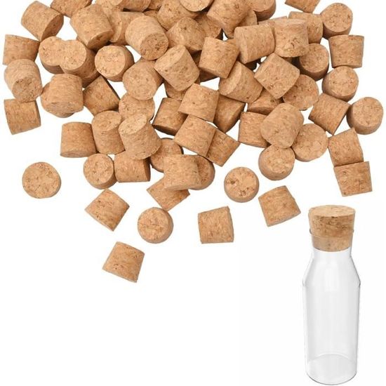 54 Bouchons Coniques En Bois Pour Bouteilles – 10 Tailles, étanches, Pour Vin, Huile Ou Conserves