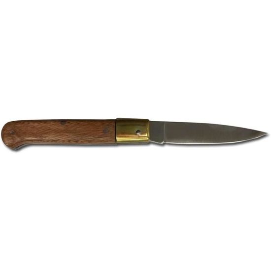 Couteau Pliant Blade Hunters - Acier Inoxydable, Gris, Lame Drop Point - Classique
