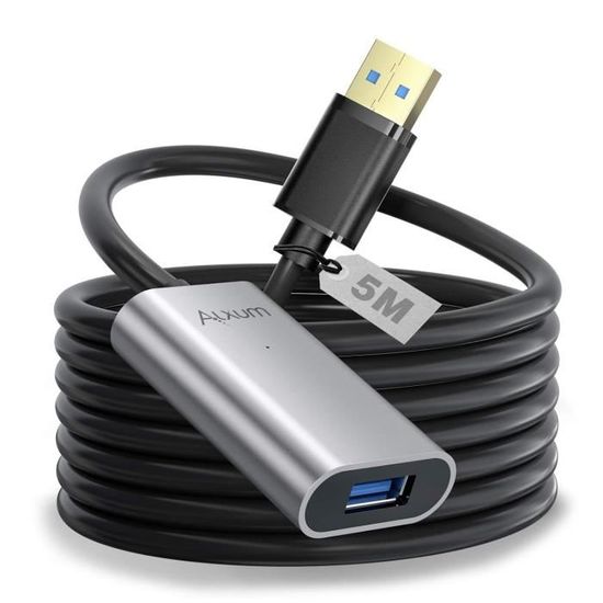 Actif Cable Rallonge Usb 3.0 5M Male A Vers Femelle A 5Gbps Compatible Pour Oculus Rift Ps Vr Lecteur De Cartes Clavier Cdiscount Telephonie